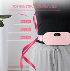 Menstrual Heating Device, Rechargeable Period Pain Relief Machine